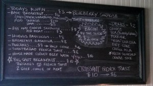Kitchen's Daily Menu Board