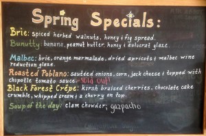 Menu Board - The Elephant Room